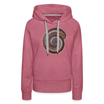 Frauen Hoodie Archispirostreptus gigas - Malve