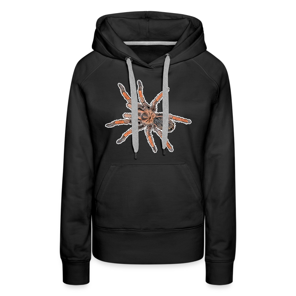 Frauen Hoodie Brachypelma emilia - Schwarz