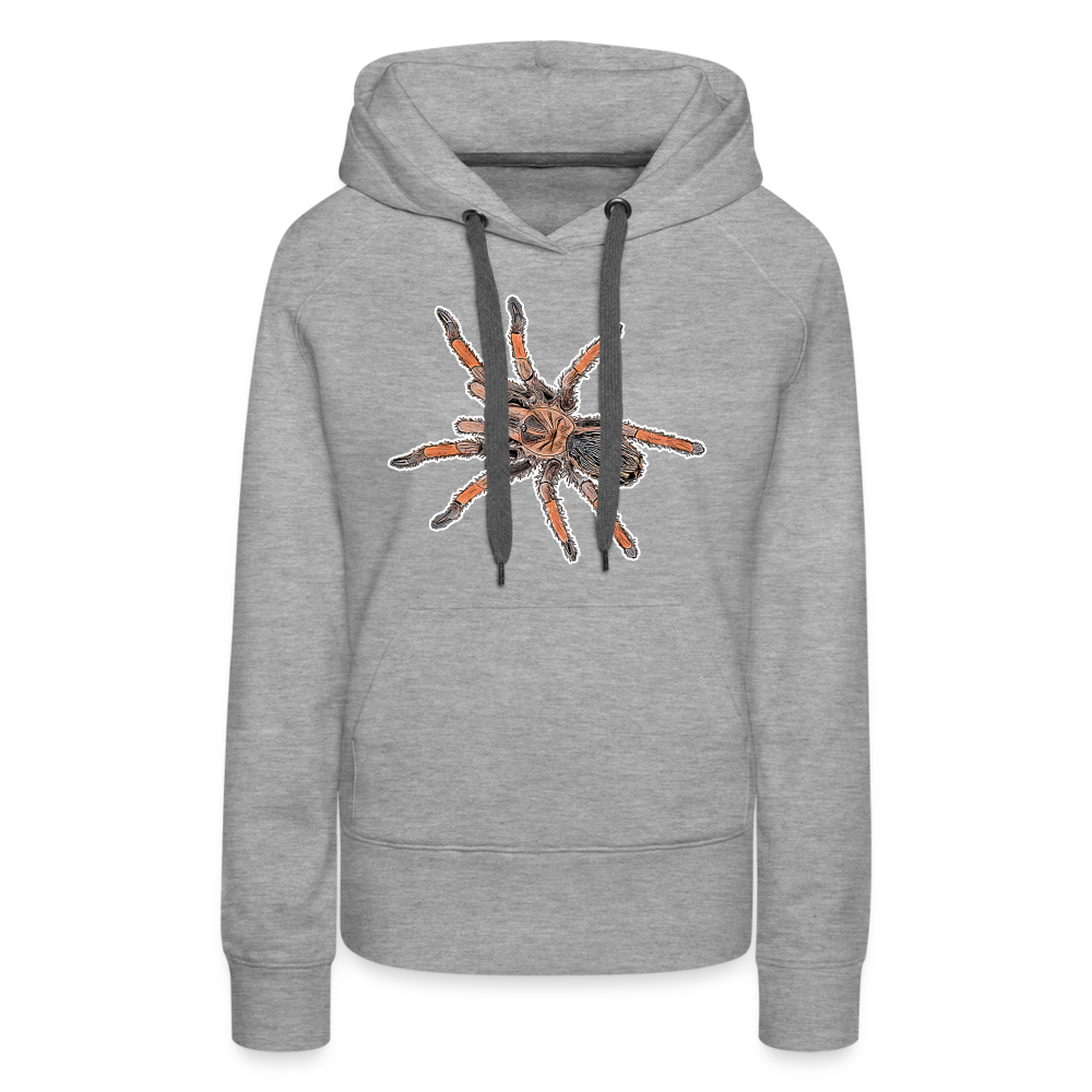 Frauen Hoodie Brachypelma emilia - Grau meliert