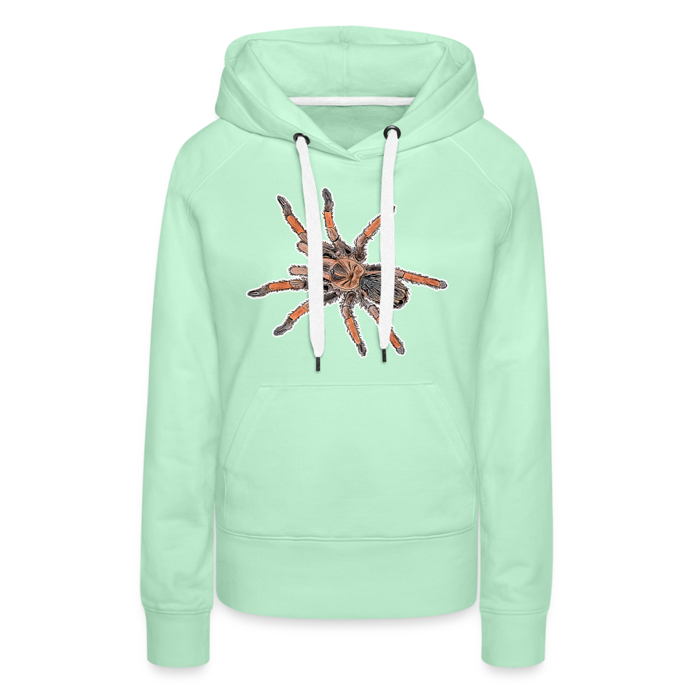 Frauen Hoodie Brachypelma emilia - helles Mintgrün