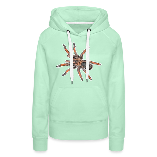 Frauen Hoodie Brachypelma emilia - helles Mintgrün