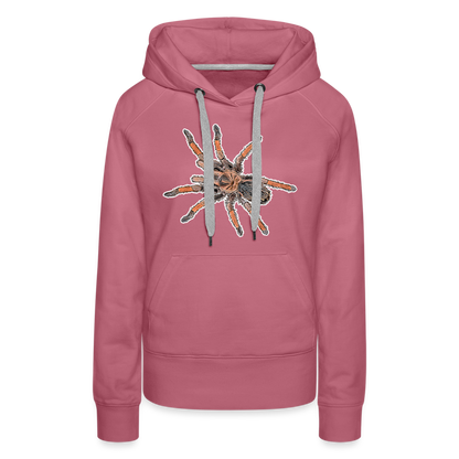 Frauen Hoodie Brachypelma emilia - Malve