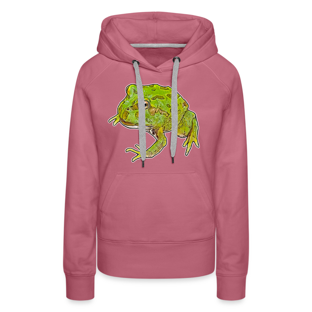 Frauen Hoodie Ceratophrys cranwelli Peppermint Blue - Malve