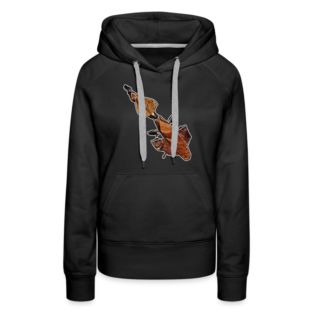 Frauen Hoodie Phyllocrania paradoxa female - Schwarz