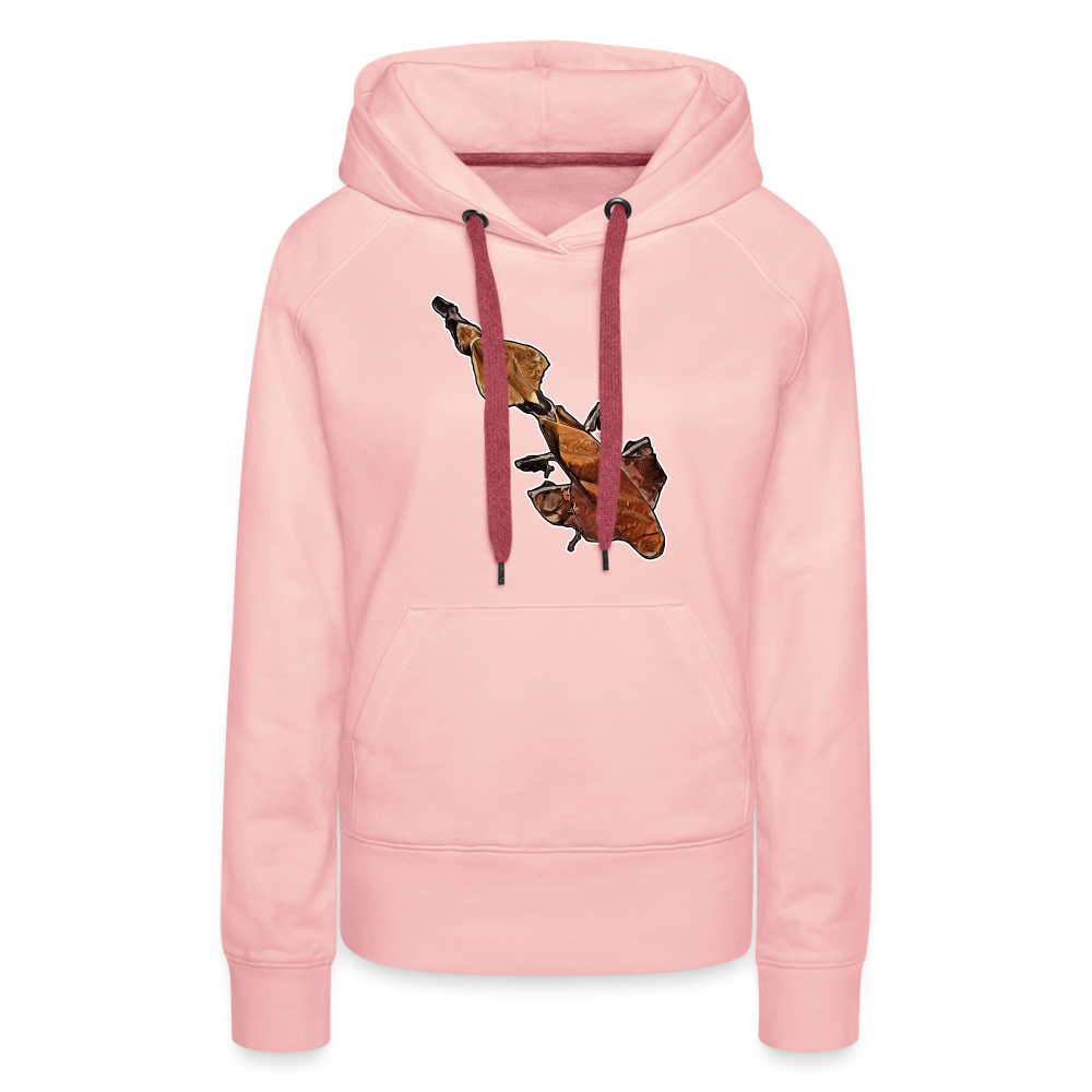 Frauen Hoodie Phyllocrania paradoxa female - Kristallrosa