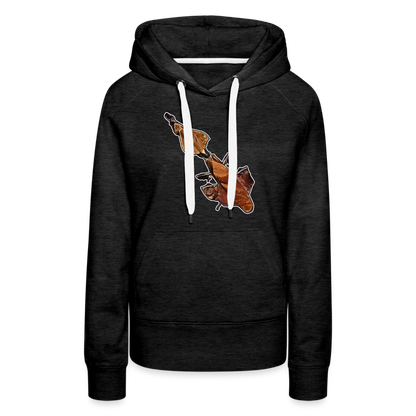 Frauen Hoodie Phyllocrania paradoxa female - Anthrazit