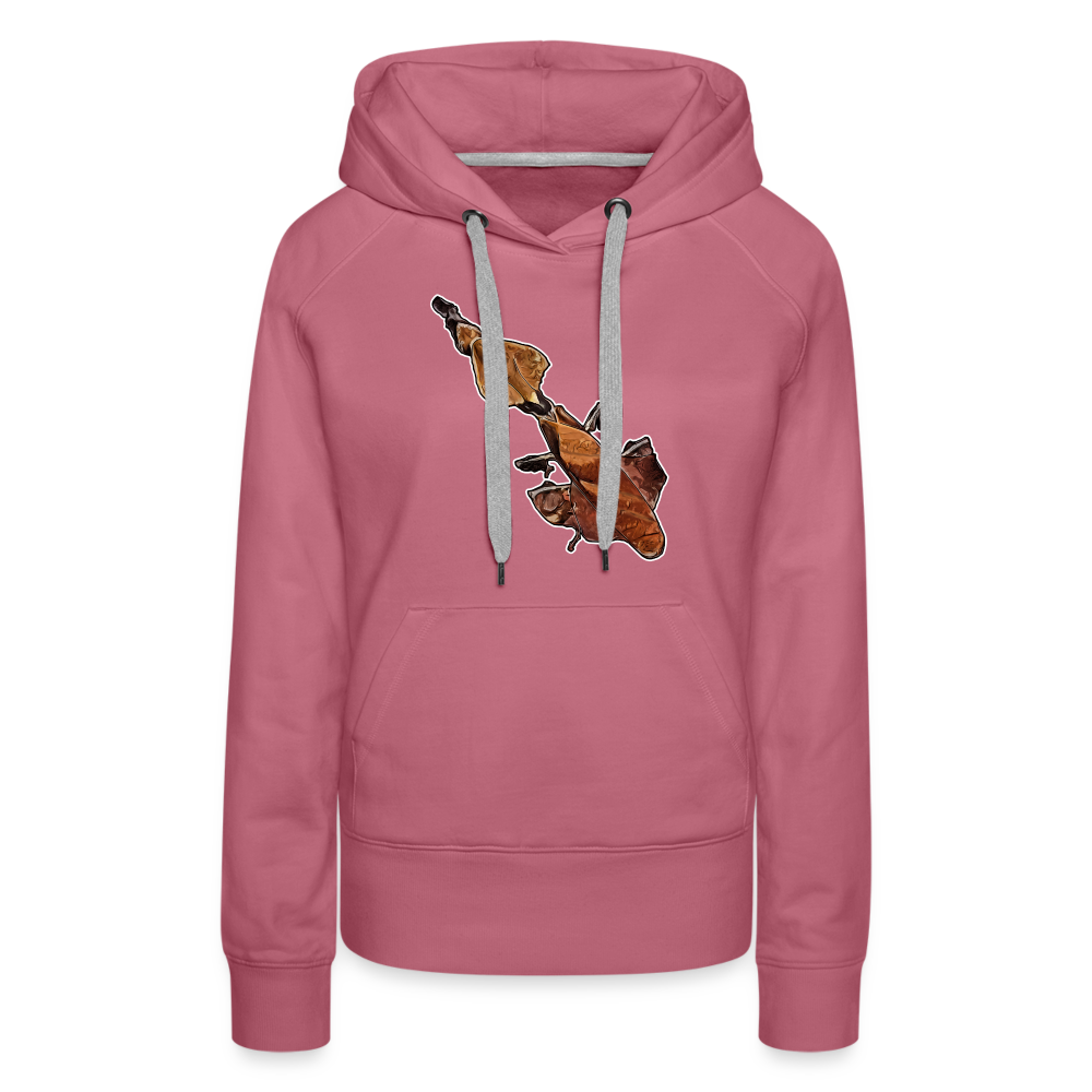 Frauen Hoodie Phyllocrania paradoxa female - Malve