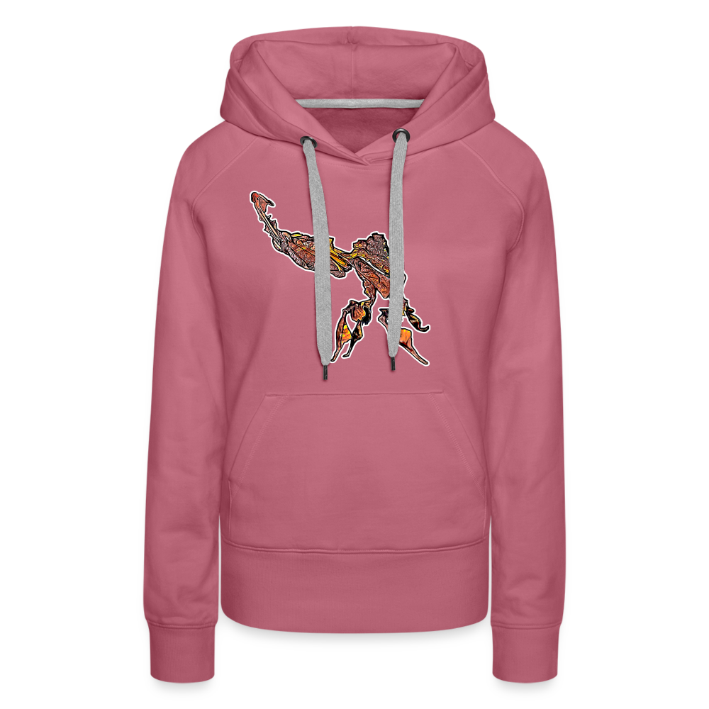 Frauen Hoodie Phyllocrania paradoxa male - Malve