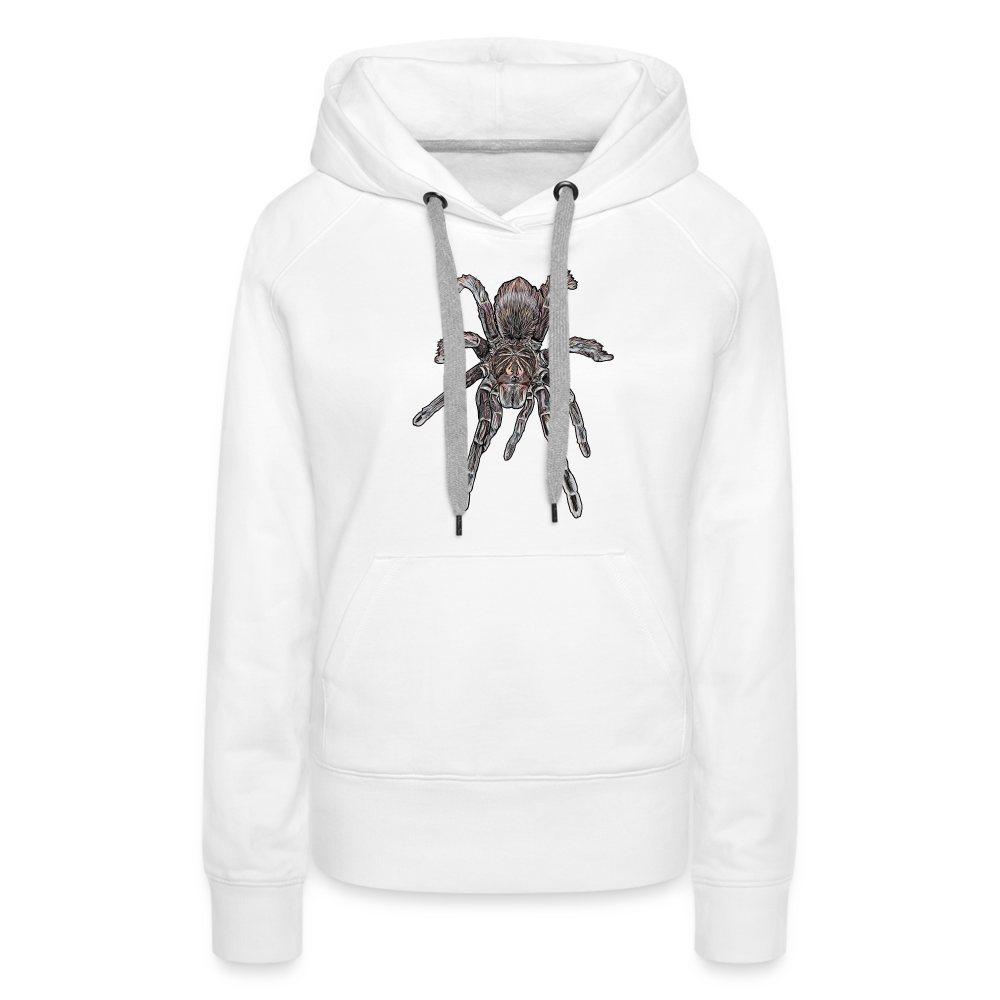 Frauen Hoodie Pamphobeteus sp Machala juvenile - weiß