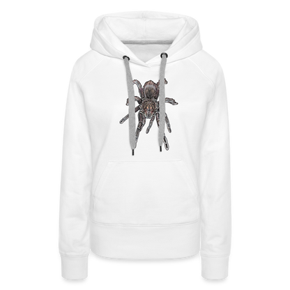 Frauen Hoodie Pamphobeteus sp Machala juvenile - weiß