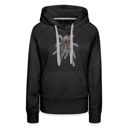 Frauen Hoodie Pamphobeteus sp Machala juvenile - Schwarz