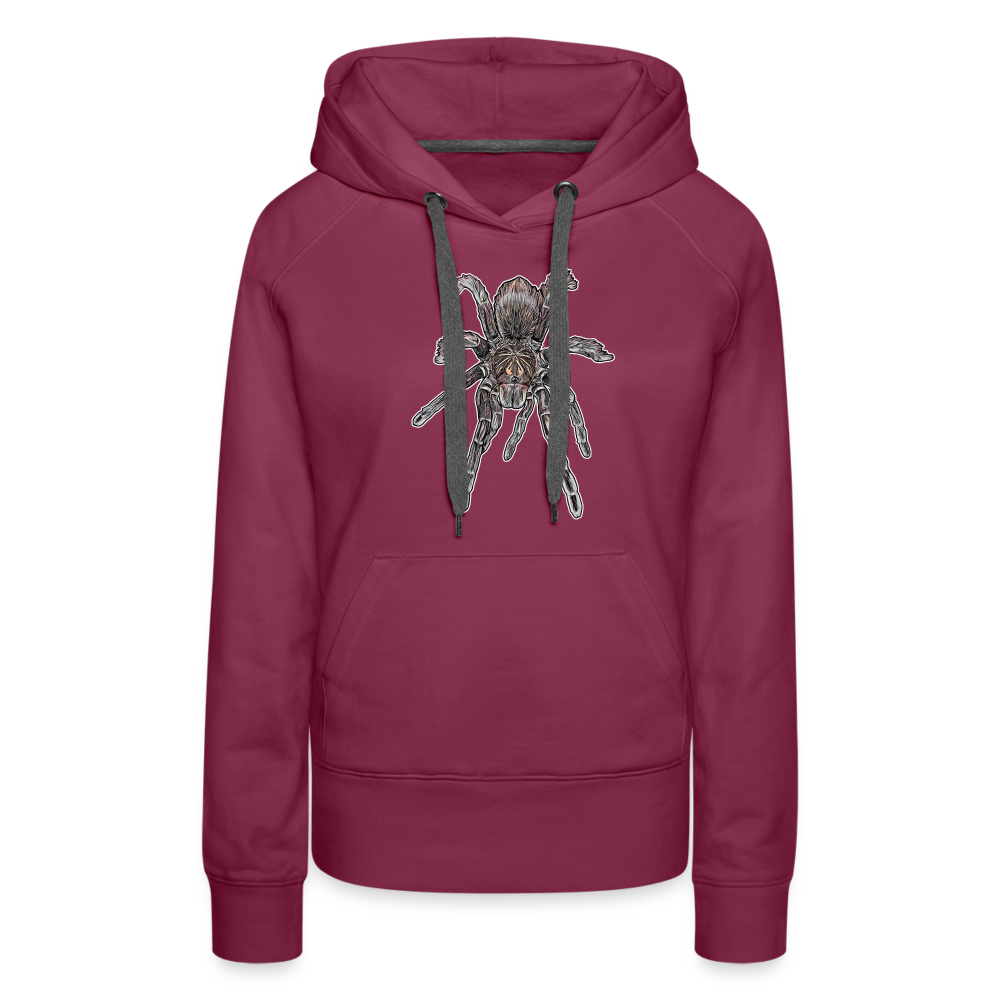 Frauen Hoodie Pamphobeteus sp Machala juvenile - Bordeaux
