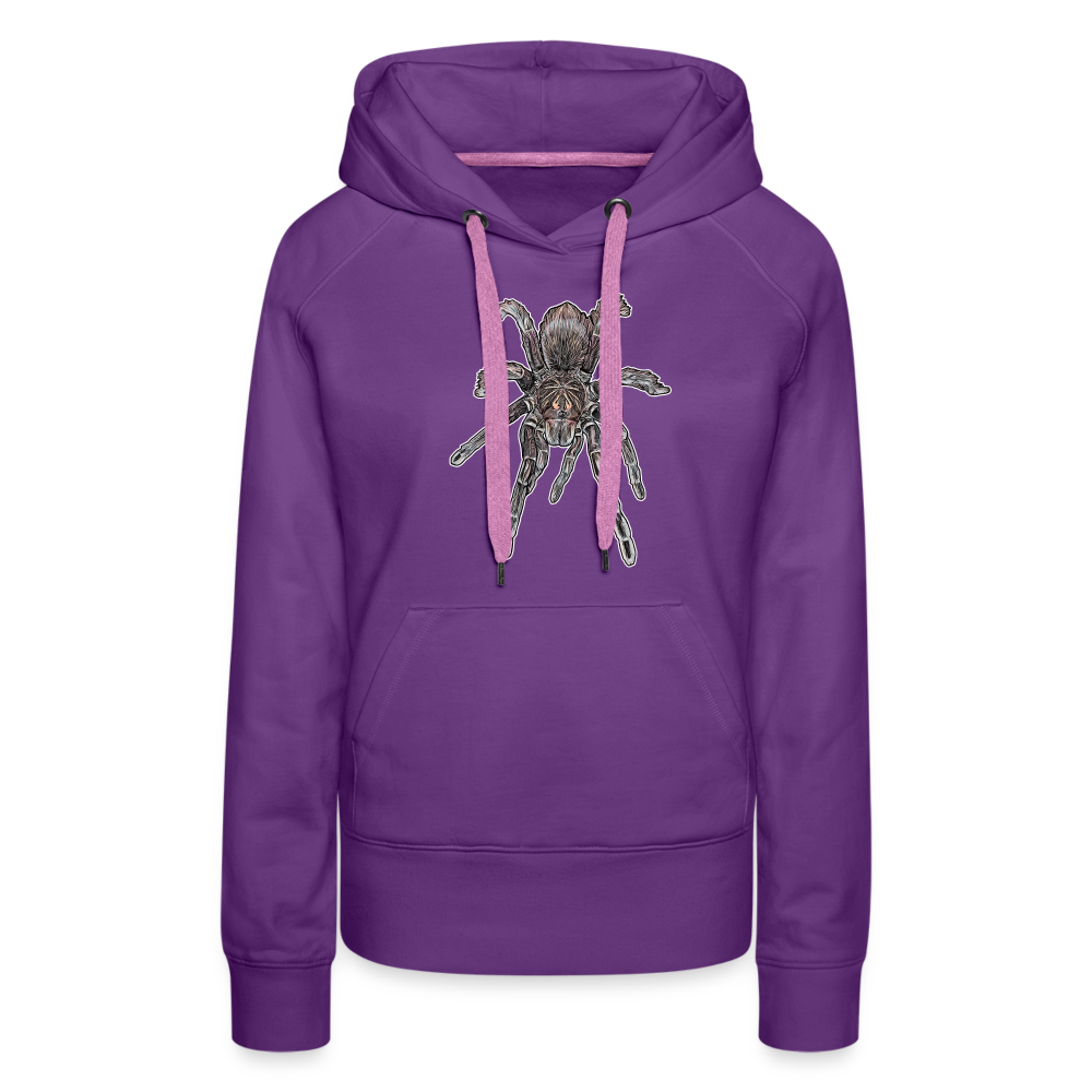 Frauen Hoodie Pamphobeteus sp Machala juvenile - Purple
