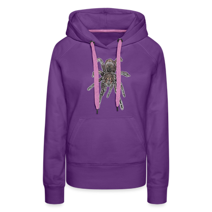Frauen Hoodie Pamphobeteus sp Machala juvenile - Purple
