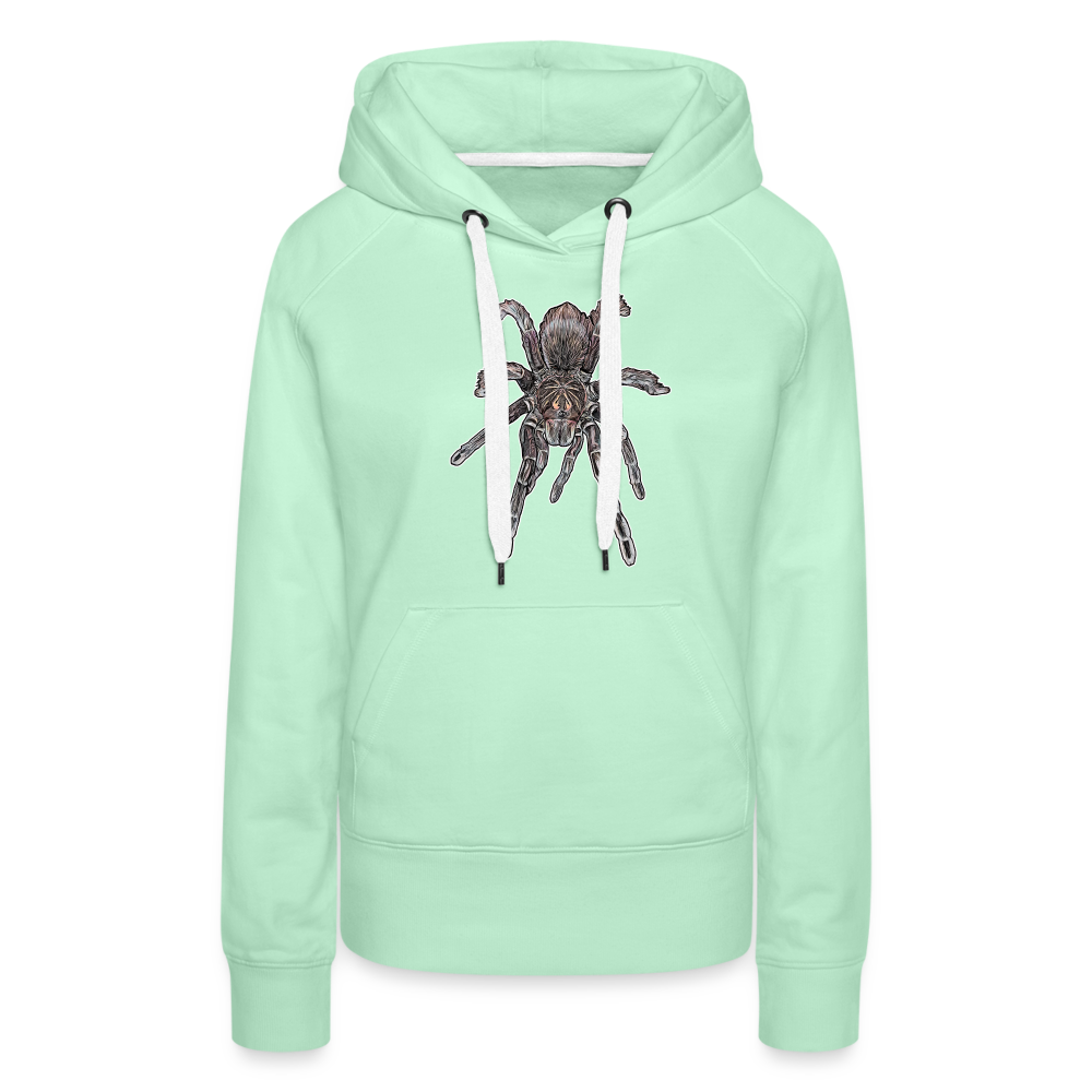 Frauen Hoodie Pamphobeteus sp Machala juvenile - helles Mintgrün