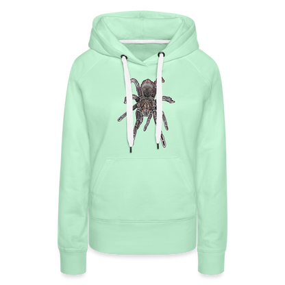 Frauen Hoodie Pamphobeteus sp Machala juvenile - helles Mintgrün