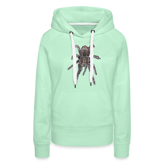 Frauen Hoodie Pamphobeteus sp Machala juvenile - helles Mintgrün