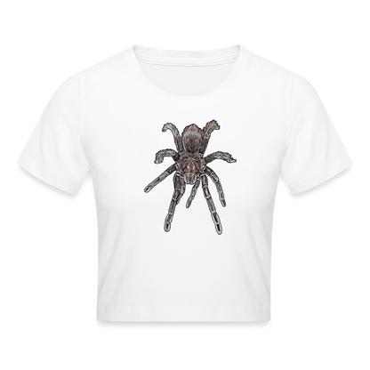 Crop T-Shirt Pamphobeteus sp Machala juvenile - weiß