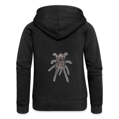 Frauen Zip-Hoodie Pamphobeteus sp Machala juvenile - Schwarz