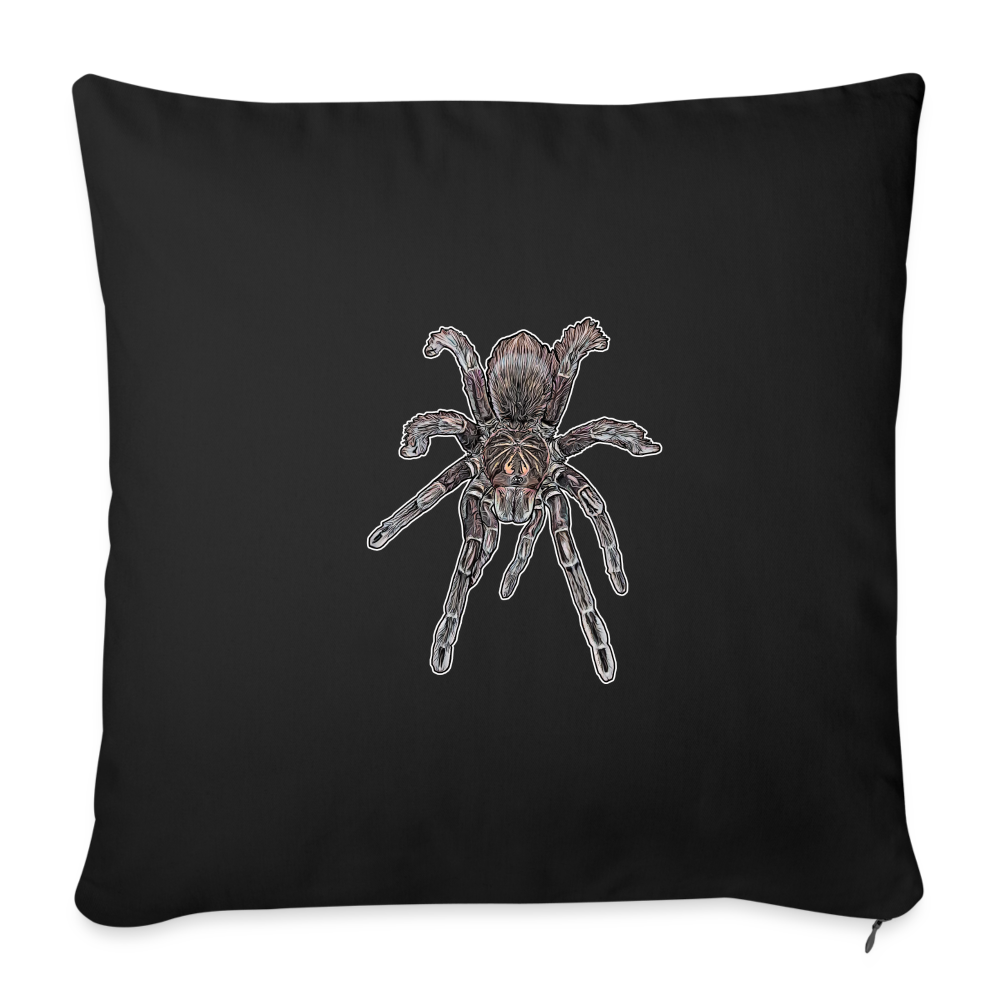 Sofakissen mit Füllung 44 x 44 cm Pamphobeteus sp Machala juvenile - Schwarz