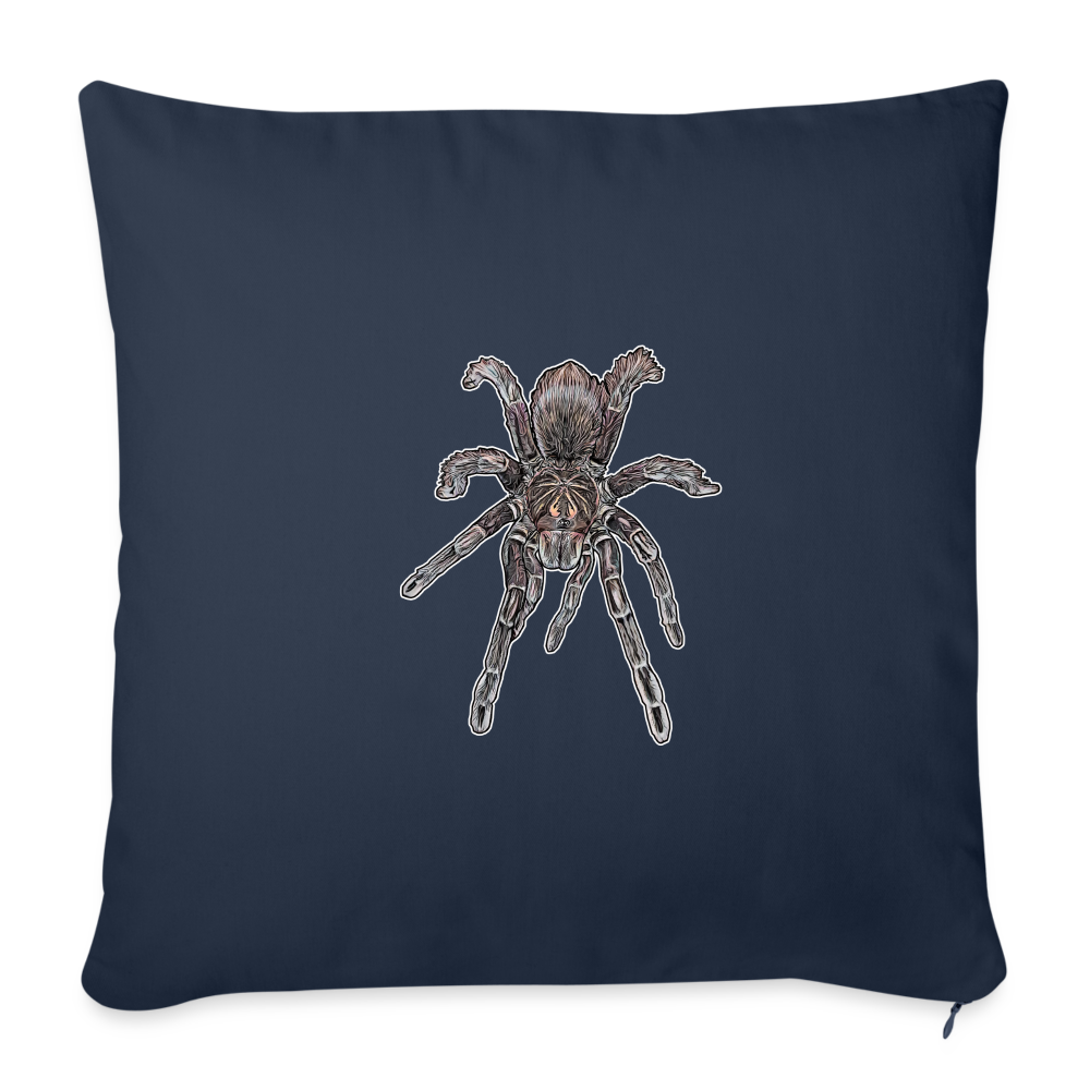 Sofakissen mit Füllung 44 x 44 cm Pamphobeteus sp Machala juvenile - Navy