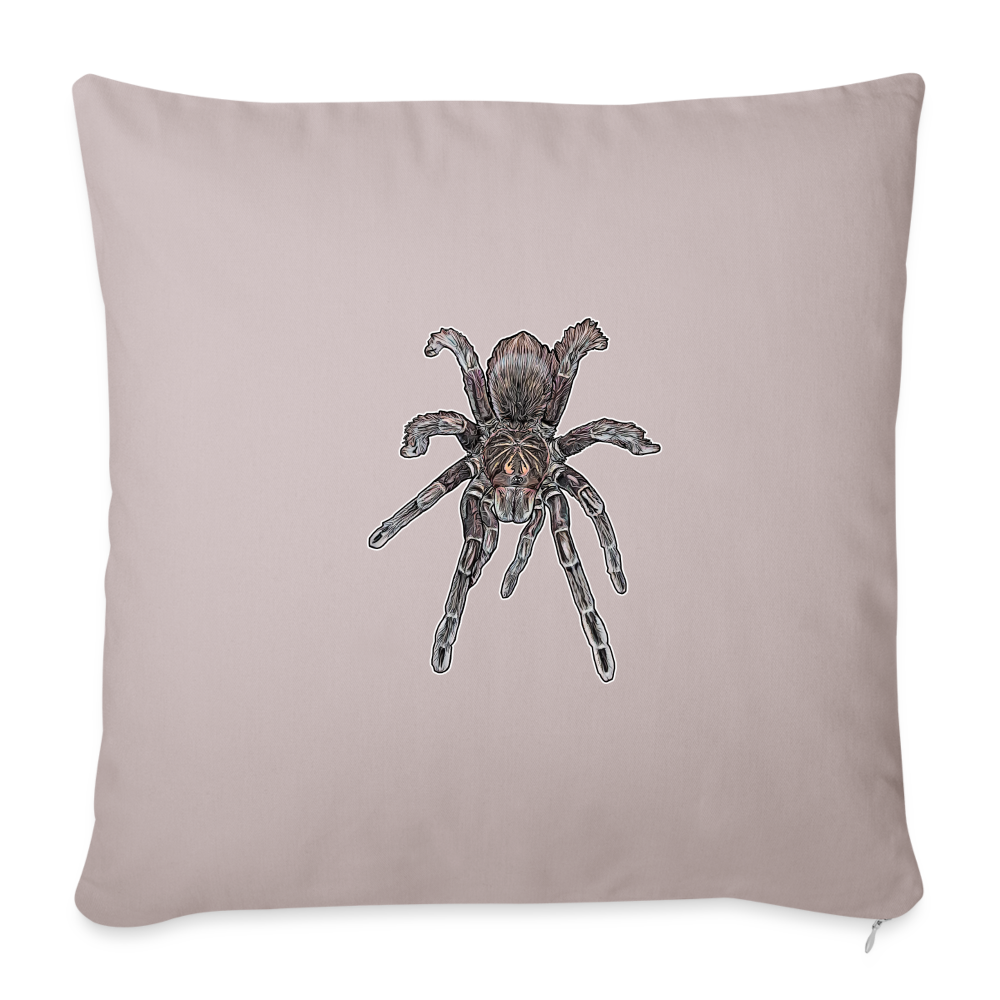 Sofakissen mit Füllung 44 x 44 cm Pamphobeteus sp Machala juvenile - helles Taupe