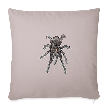 Sofakissen mit Füllung 44 x 44 cm Pamphobeteus sp Machala juvenile - helles Taupe