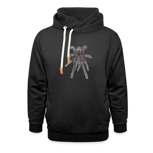 Unisex Schalkragen Hoodie Pamphobeteus sp Machala juvenile - Schwarz