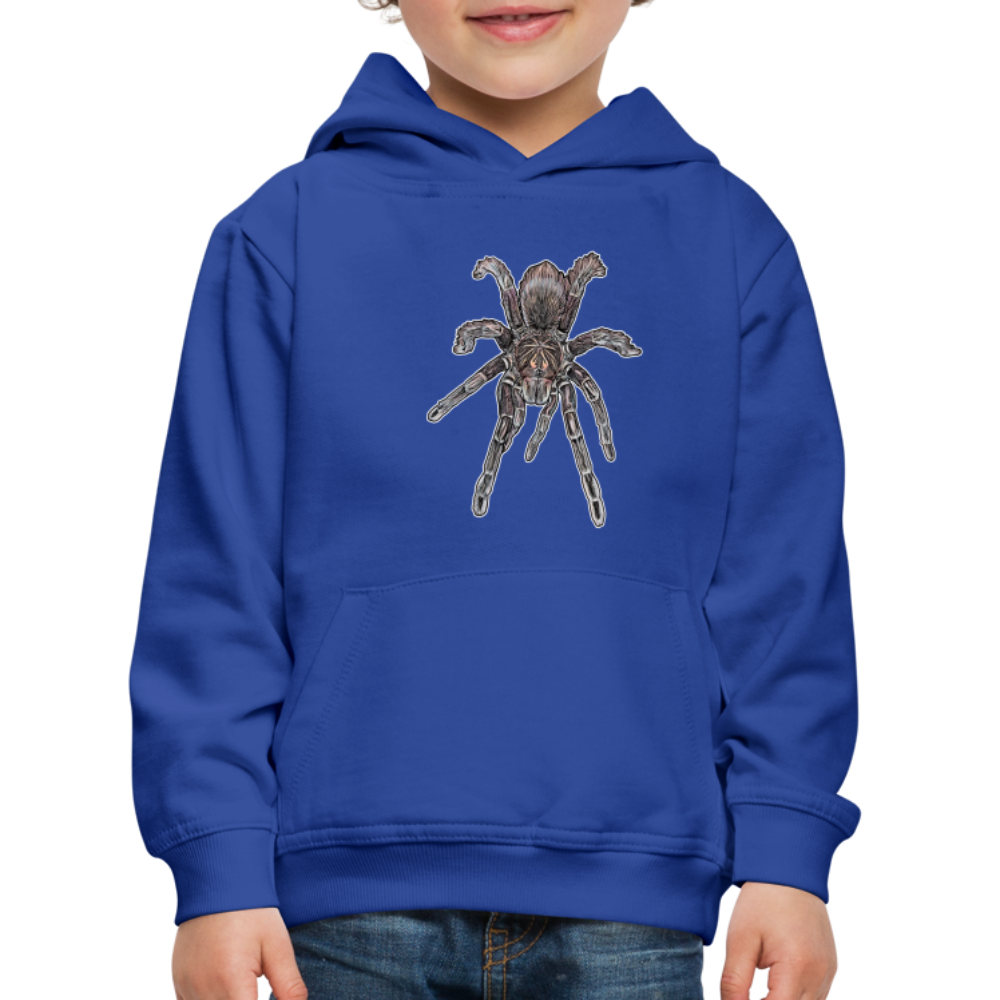 Kinder Hoodie Pamphobeteus sp Machala juvenile - Royalblau