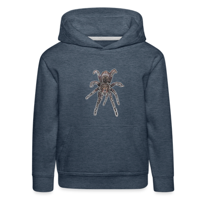 Kinder Hoodie Pamphobeteus sp Machala juvenile - Jeansblau