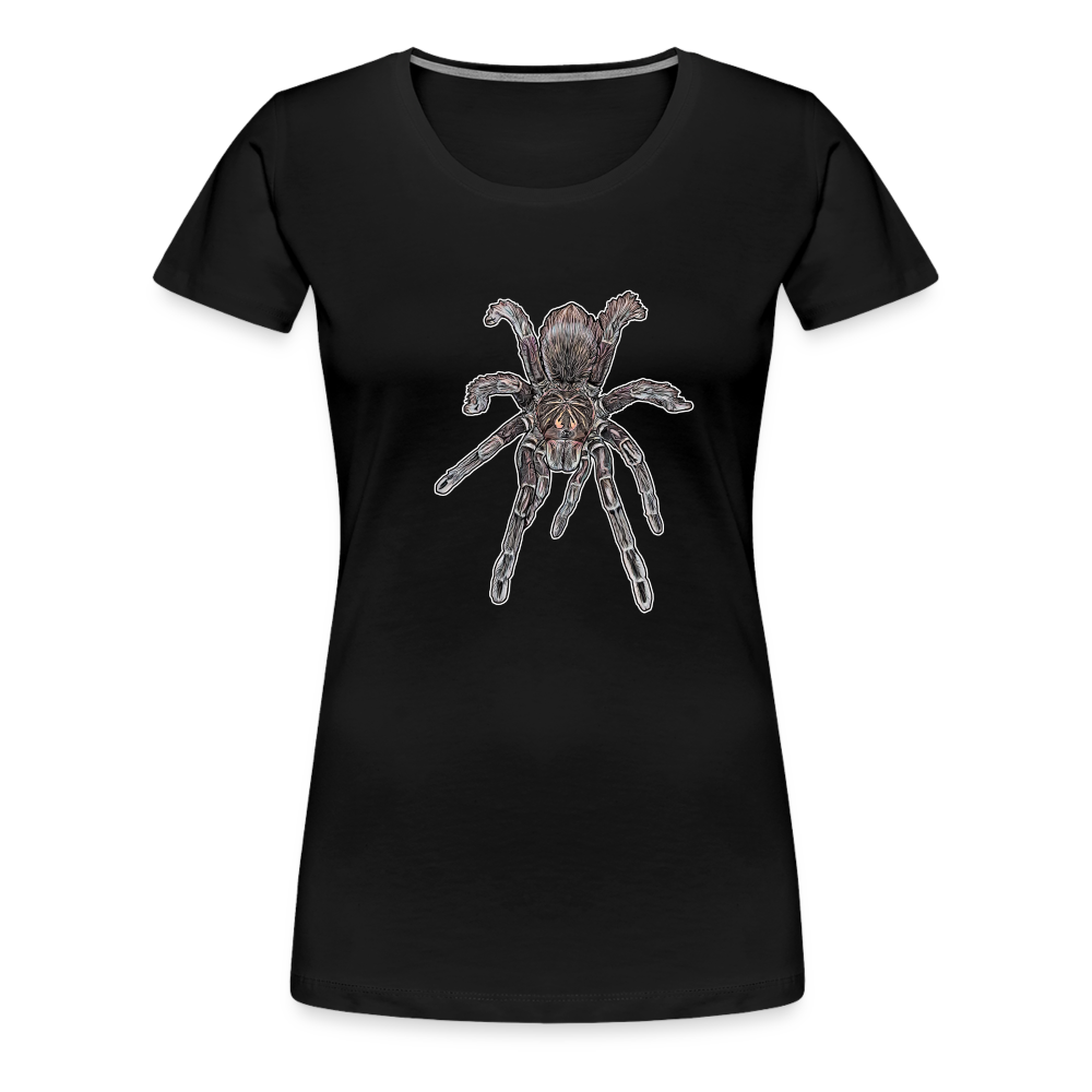 Frauen Basic T-Shirt Pamphobeteus sp Machala juvenile - Schwarz
