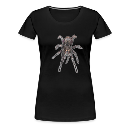 Frauen Basic T-Shirt Pamphobeteus sp Machala juvenile - Schwarz