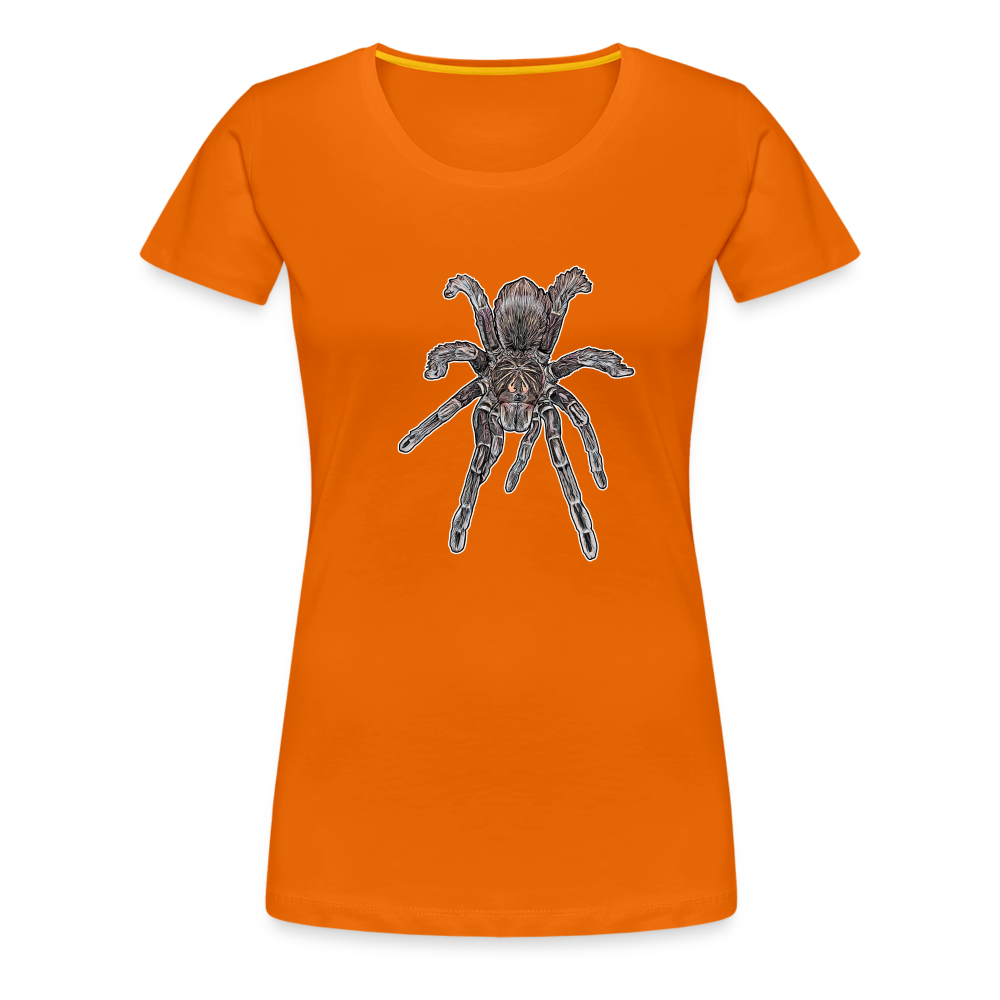 Frauen Basic T-Shirt Pamphobeteus sp Machala juvenile - Orange