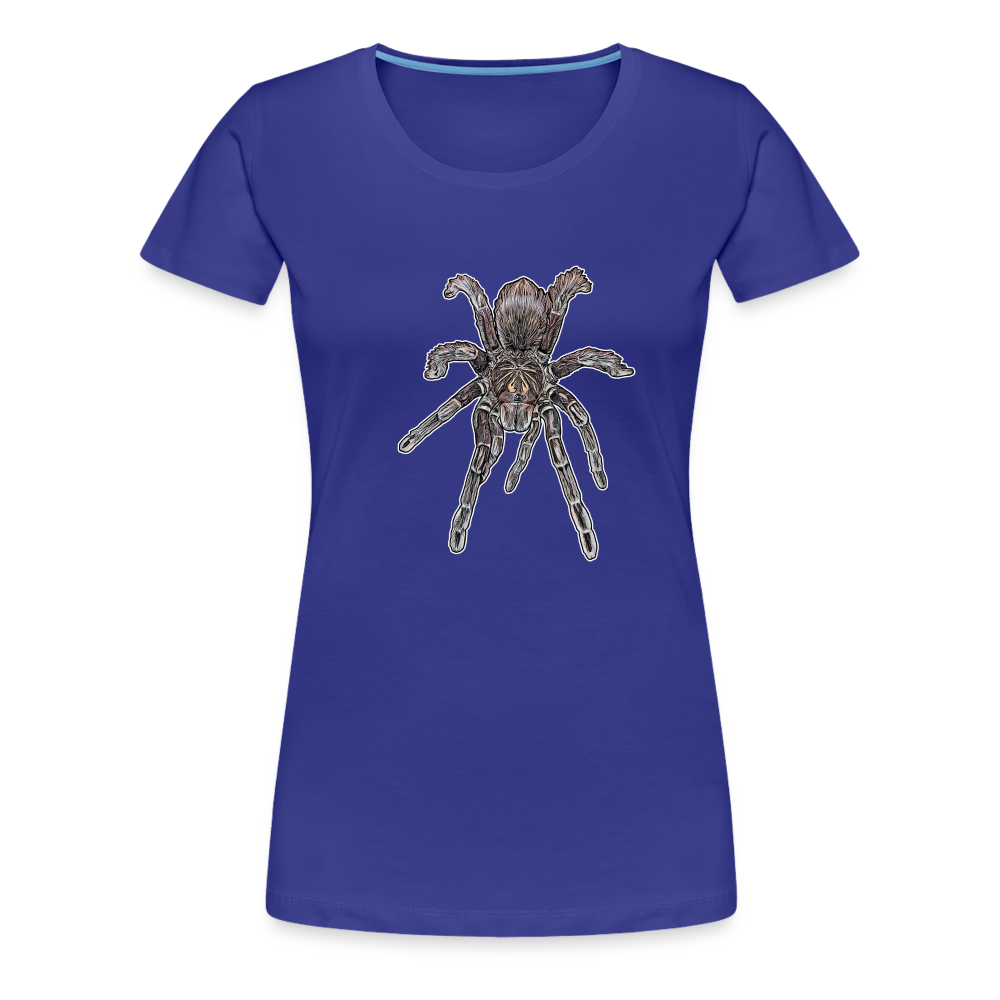 Frauen Basic T-Shirt Pamphobeteus sp Machala juvenile - Königsblau