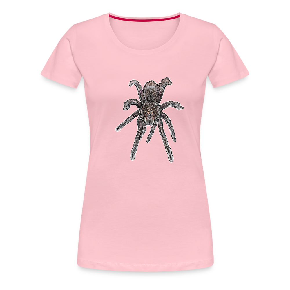 Frauen Basic T-Shirt Pamphobeteus sp Machala juvenile - Hellrosa