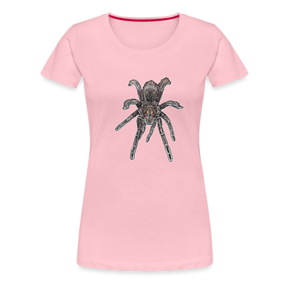 Frauen Basic T-Shirt Pamphobeteus sp Machala juvenile - Hellrosa