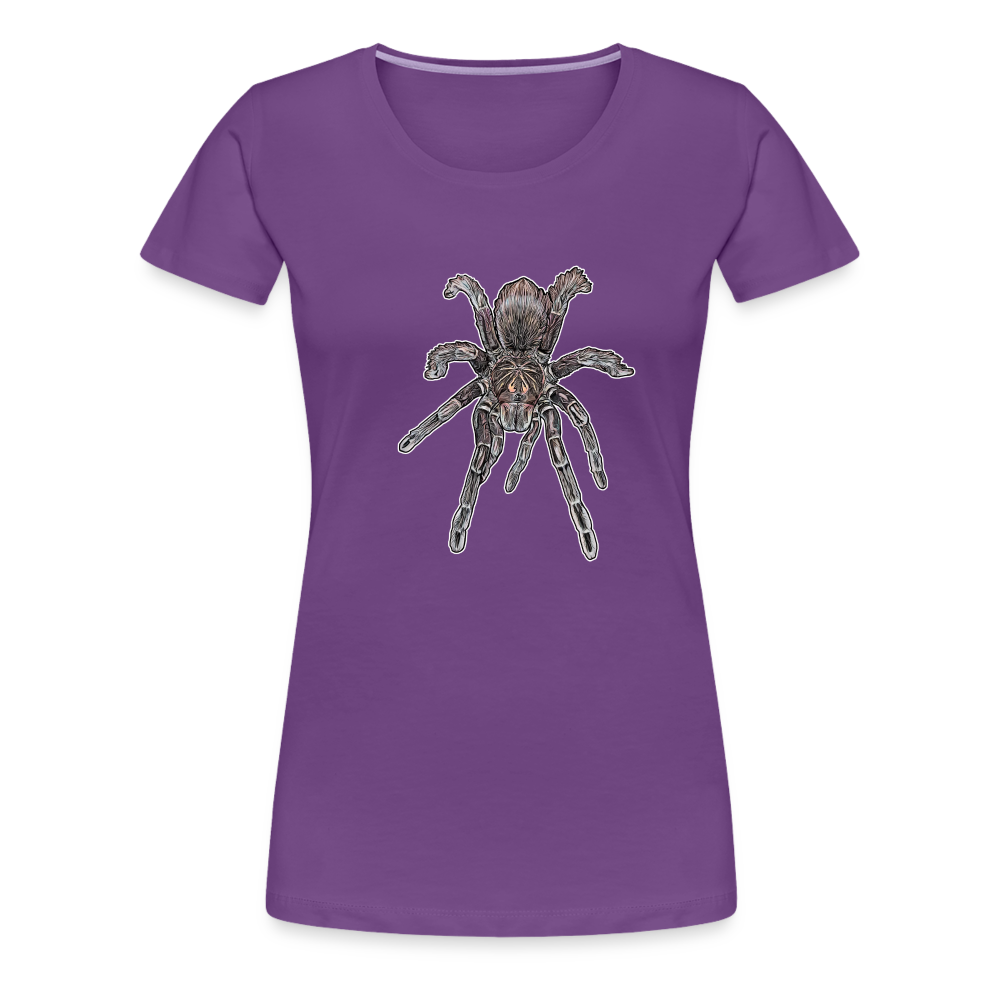 Frauen Basic T-Shirt Pamphobeteus sp Machala juvenile - Lila