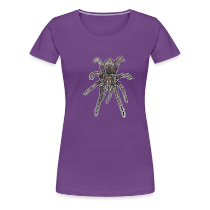 Frauen Basic T-Shirt Pamphobeteus sp Machala juvenile - Lila