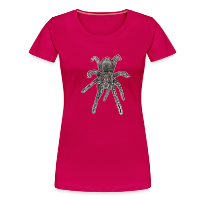 Frauen Basic T-Shirt Pamphobeteus sp Machala juvenile - dunkles Pink