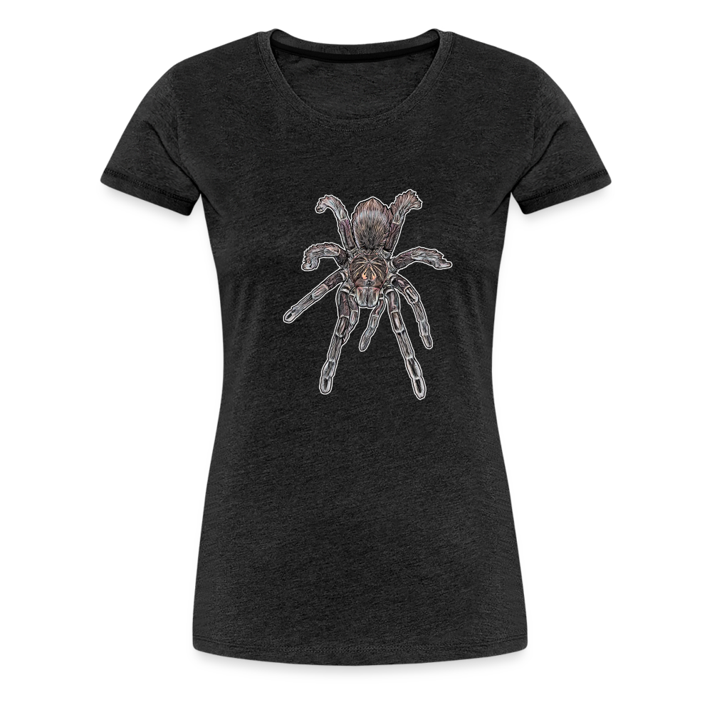 Frauen Basic T-Shirt Pamphobeteus sp Machala juvenile - Anthrazit
