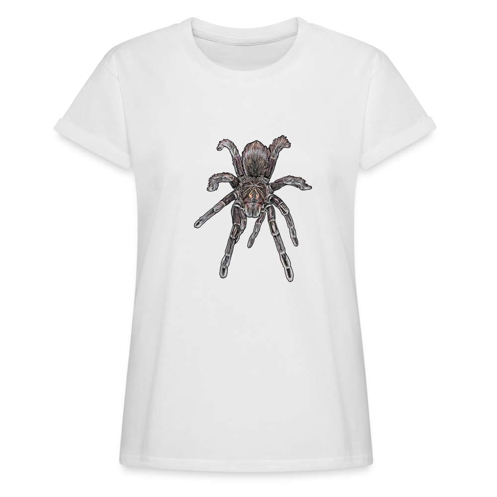 Frauen Oversized T-Shirt Pamphobeteus sp Machala juvenile - weiß