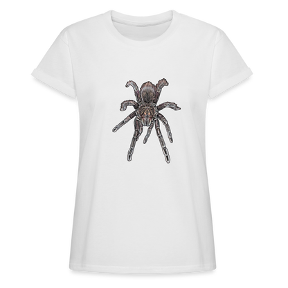 Frauen Oversized T-Shirt Pamphobeteus sp Machala juvenile - weiß