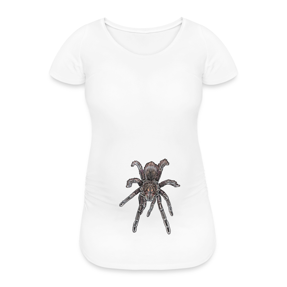 Frauen Schwangerschafts-T-Shirt Pamphobeteus sp Machala juvenile - weiß