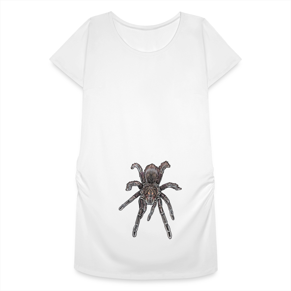 Frauen Schwangerschafts-T-Shirt Pamphobeteus sp Machala juvenile - weiß