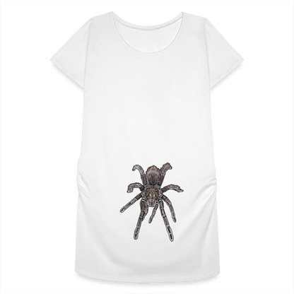 Frauen Schwangerschafts-T-Shirt Pamphobeteus sp Machala juvenile - weiß