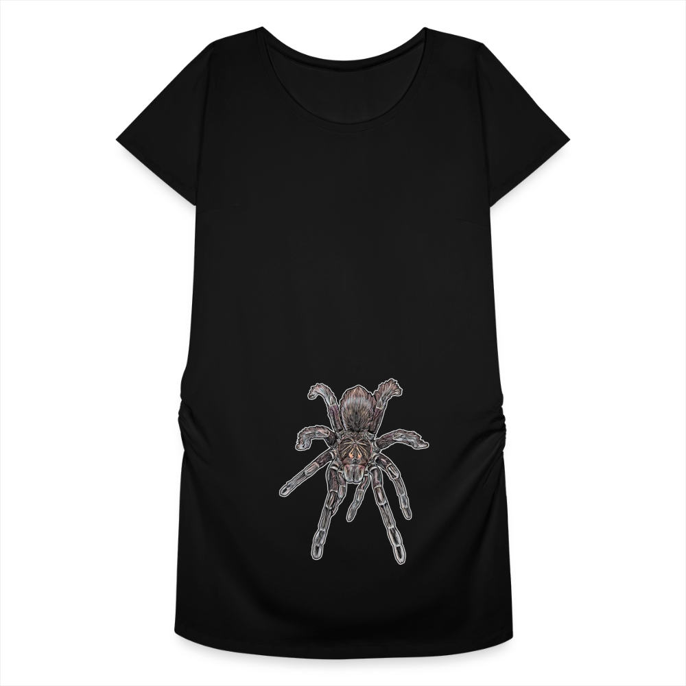 Frauen Schwangerschafts-T-Shirt Pamphobeteus sp Machala juvenile - Schwarz