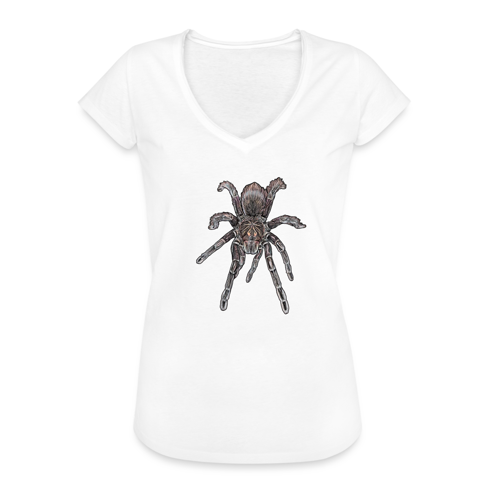 Frauen Vintage T-Shirt Pamphobeteus sp Machala juvenile - weiß