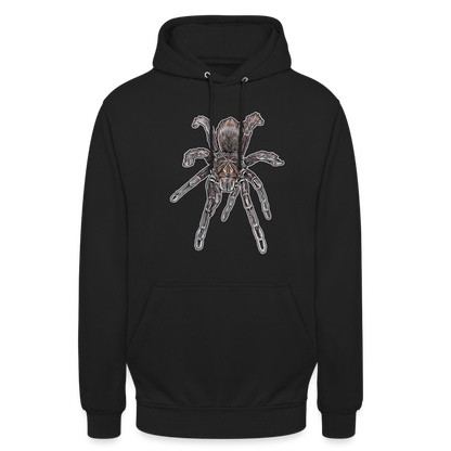 Unisex Hoodie Pamphobeteus sp Machala juvenile - Schwarz