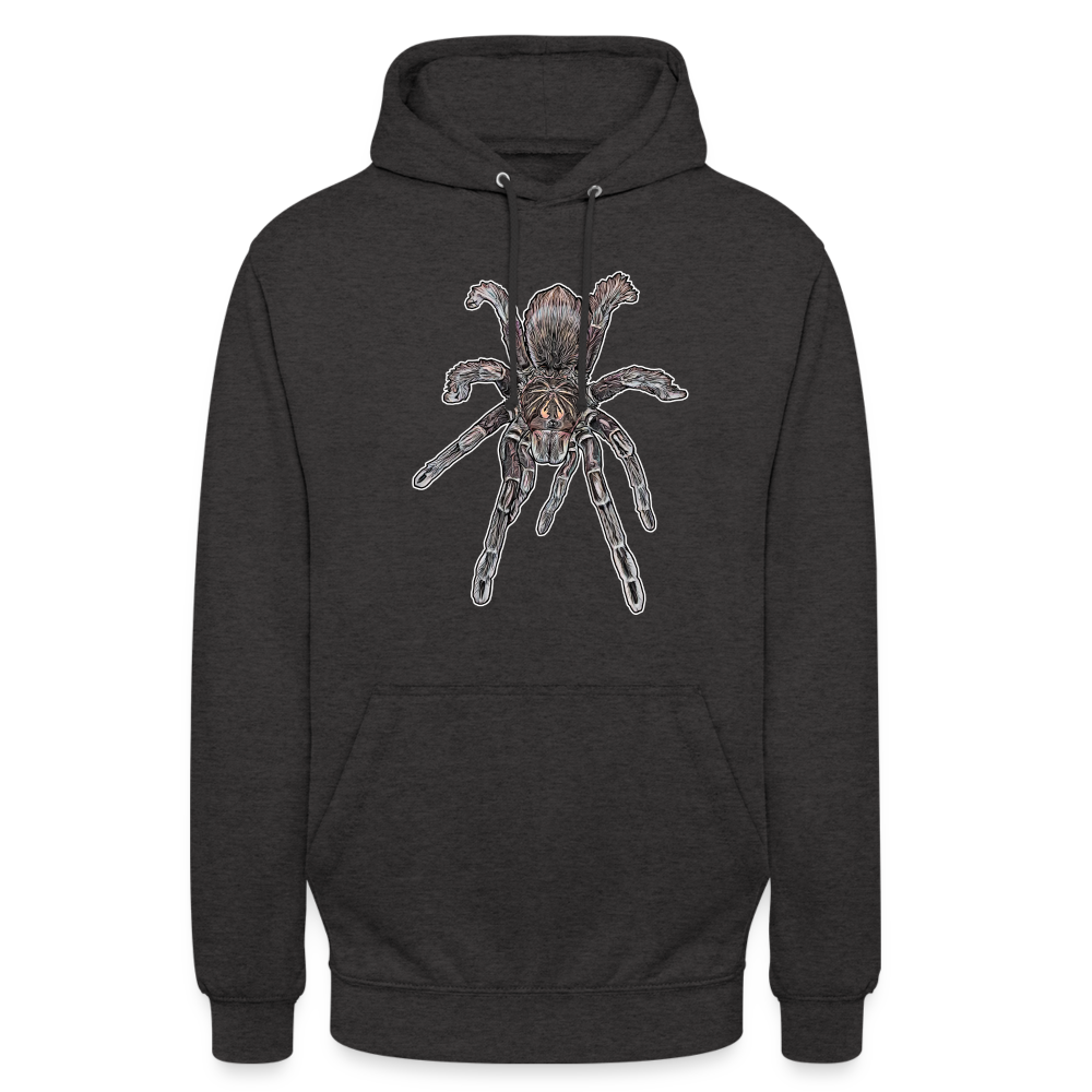 Unisex Hoodie Pamphobeteus sp Machala juvenile - Anthrazit