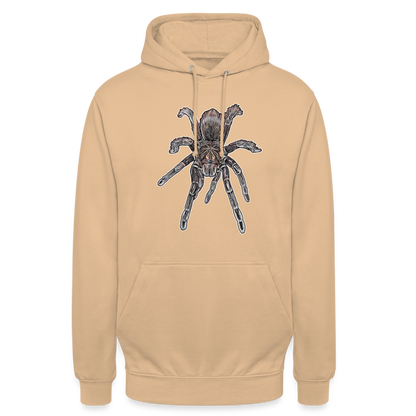 Unisex Hoodie Pamphobeteus sp Machala juvenile - Beige